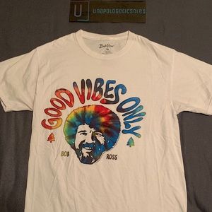 Pre-owned bob ross graphic t-shirt
